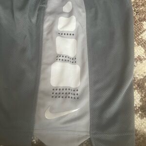 Grey Nike Basketball Shorts